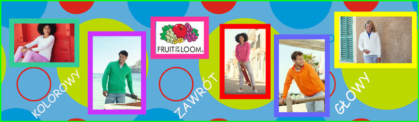 Nowe kolory marki Fruit of the Loom. Koszulki, t-shirty, bluzy w wiosennej kolorystyce.